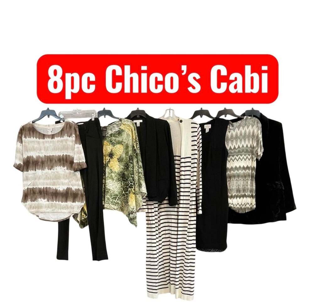 Chico's Cabi Women's Clothing Bundle Lot of 8 Pieces Size 0